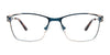 EasyClip EC703 Eyeglasses with Clip-on Sunglasses | Size 51 / Black & Gold