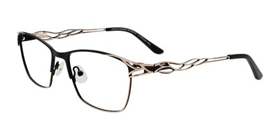 EasyClip EC703 Eyeglasses with Clip-on Sunglasses | Size 51