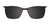 EasyClip EC703 Eyeglasses with Clip-on Sunglasses | Size 51 / Clip Only (Color №090)