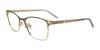 EasyClip EC704 Eyeglasses with Clip-on Sunglasses | Size 53 / Steel & Silver