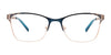 EasyClip EC704 Eyeglasses with Clip-on Sunglasses | Size 53 / Brown & Gold