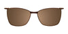 EasyClip EC704 Eyeglasses with Clip-on Sunglasses | Size 53 / Clip Only (Color №010)