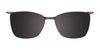 EasyClip EC704 Eyeglasses with Clip-on Sunglasses | Size 53 / Clip Only (Color №020)