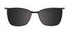 EasyClip EC704 Eyeglasses with Clip-on Sunglasses | Size 53 / Clip Only (Color №050)