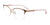 EasyClip EC705 Eyeglasses | Size 54 / Pink Gold & Black Pattern