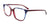 EasyClip EC706 Eyeglasses | Size 55 / Brugundy & Multicolor