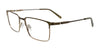 EasyClip EC707 Eyeglasses | Size 55 / Khaki & Light Khaki