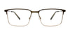 EasyClip EC707 Eyeglasses | Size 55 / Black & Steel