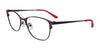 EasyClip EC710 Eyeglasses with Clip-on Sunglasses | Size 54 / Purple & Multicolor Stripes