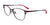 EasyClip EC710 Eyeglasses with Clip-on Sunglasses | Size 54 / Purple & Multicolor Stripes