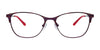 EasyClip EC710 Eyeglasses with Clip-on Sunglasses | Size 54 / Black & Multicolor Stripes