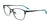 EasyClip EC710 Eyeglasses with Clip-on Sunglasses | Size 54 / Black & Multicolor Stripes