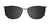 EasyClip EC710 Eyeglasses with Clip-on Sunglasses | Size 54 / Clip Only (Color №030)