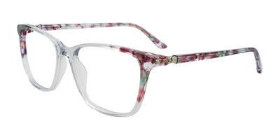 EasyClip EC711 Eyeglasses with Clip-on Sunglasses | Size 54
