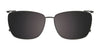 EasyClip EC711 Eyeglasses with Clip-on Sunglasses | Size 54 / Clip Only (Color №060)