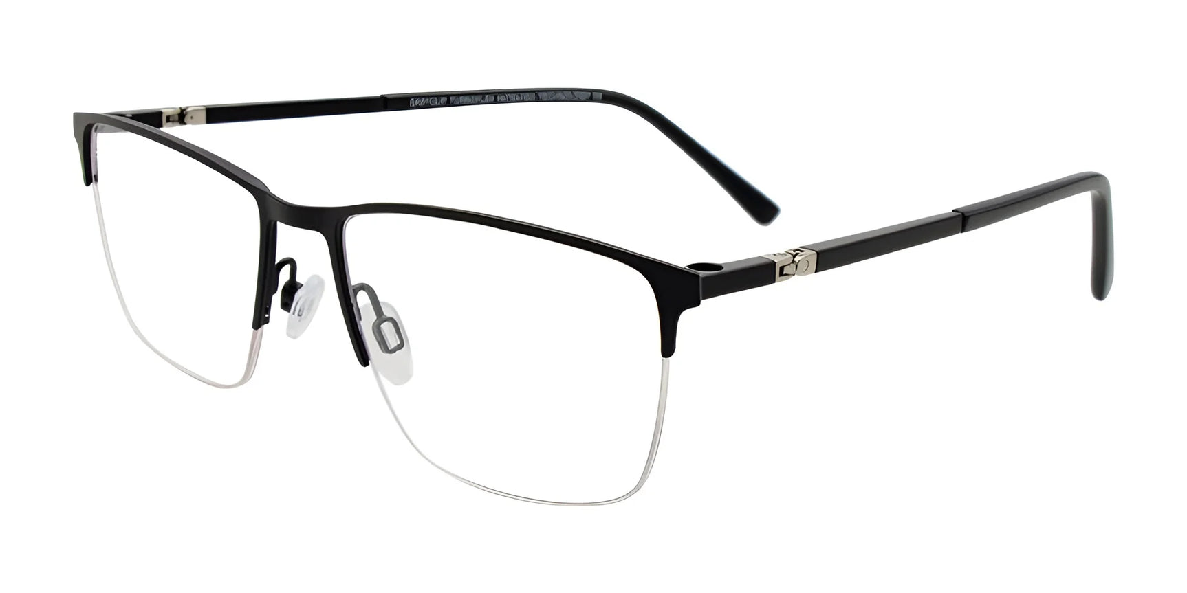 EasyClip EC712 Eyeglasses Matt Black