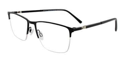 EasyClip EC712 Eyeglasses with Clip-on Sunglasses | Size 55