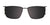 EasyClip EC712 Eyeglasses with Clip-on Sunglasses | Size 55 / Clip Only (Color №090)