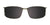 EasyClip EC713 Eyeglasses with Clip-on Sunglasses | Size 56 / Clip Only (Color №060)