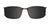 EasyClip EC713 Eyeglasses with Clip-on Sunglasses | Size 56 / Clip Only (Color №090)