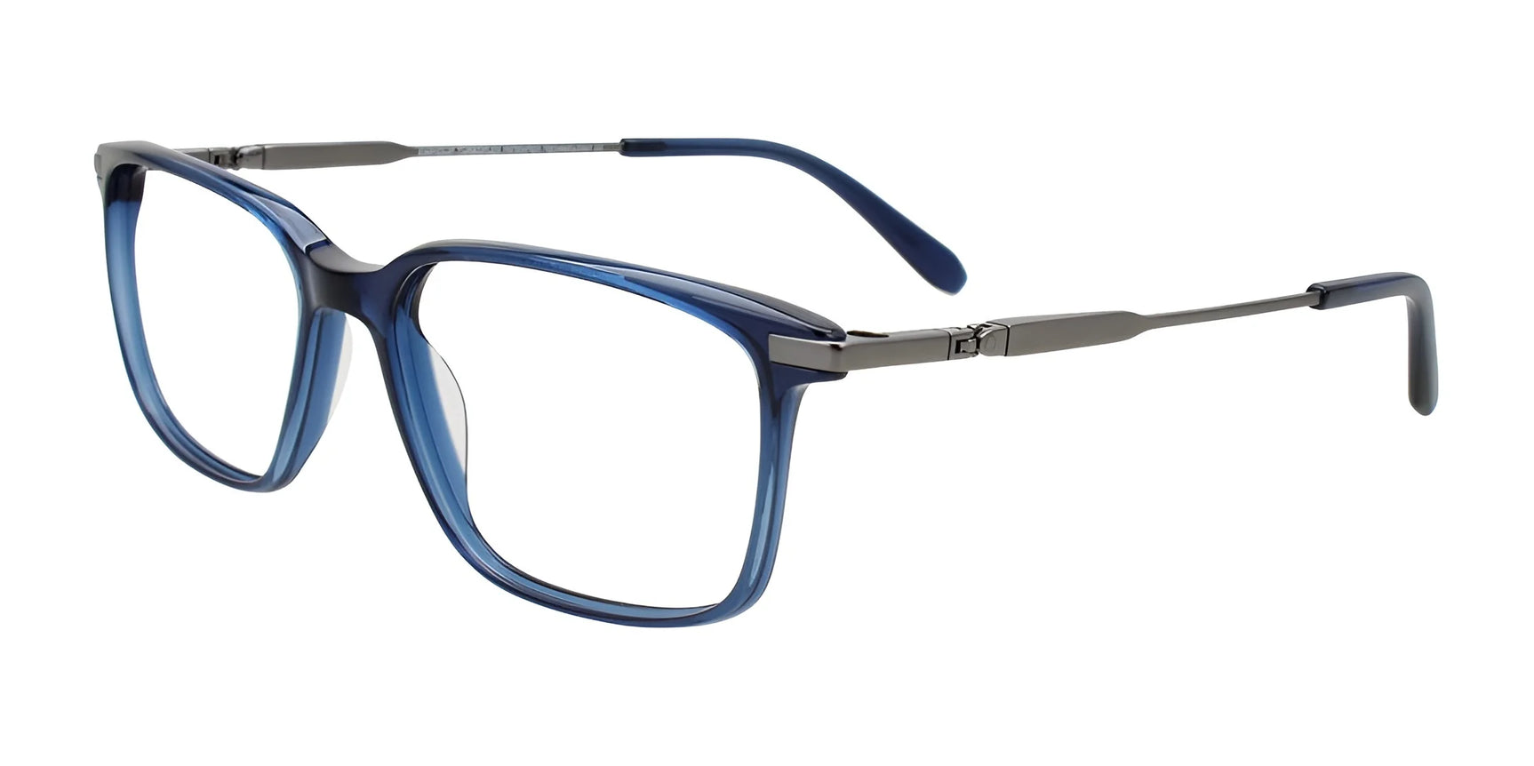 EasyClip EC714 Eyeglasses Blue Transparent