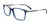 EasyClip EC714 Eyeglasses with Clip-on Sunglasses | Size 54 / Blue Transparent