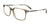 EasyClip EC714 Eyeglasses with Clip-on Sunglasses | Size 54 / Khaki Transparent