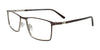 EasyClip EC715 Eyeglasses | Size 55 / Steel & Silver