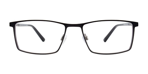 EasyClip EC715 Eyeglasses / Size 55 / Black & Steel