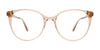 EasyClip EC718 Eyeglasses | Size 53 / Beige Transparent