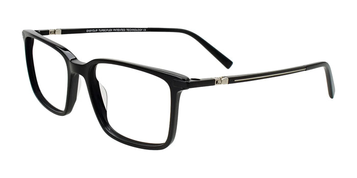 EasyClip EC720 Eyeglasses with Clip-on Sunglasses | Size 53 / Black
