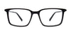 EasyClip EC720 Eyeglasses with Clip-on Sunglasses | Size 53 / Black