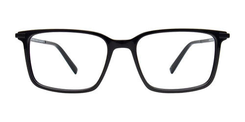 EasyClip EC720 Eyeglasses with Clip-on Sunglasses / Size 53 / Black