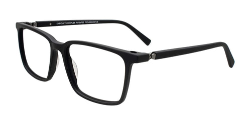 EasyClip EC721 Eyeglasses / Size 56 / Black Soft Touch