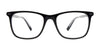 EasyClip EC722 Eyeglasses | Size 47 / Black On Crystal