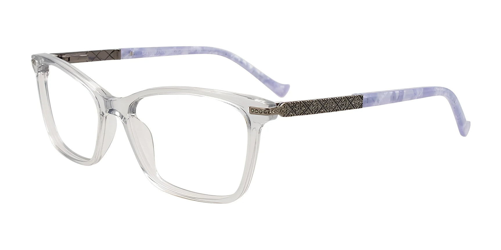 EasyClip EC723 Eyeglasses Grey Transparent