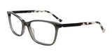 EasyClip EC723 Eyeglasses Black Transparent