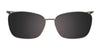 EasyClip EC723 Eyeglasses with Clip-on Sunglasses | Size 53 / Clip Only (Color №080)