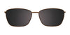 EasyClip EC724 Eyeglasses with Clip-on Sunglasses | Size 53 / Clip Only (Color №010)