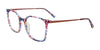 EasyClip EC726 Eyeglasses | Size 51 / Blue & Marsala