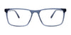 EasyClip EC727 Eyeglasses | Size 55 / Transparent Blue & Indigo