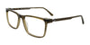 EasyClip EC727 Eyeglasses | Size 55 / Transparent Khaki & Black