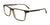 EasyClip EC727 Eyeglasses | Size 55 / Transparent Khaki & Black