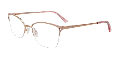 EasyClip EC730 Eyeglasses / Size 51 / Pink Gold & Pink