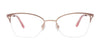 EasyClip EC730 Eyeglasses | Size 51 / Pink Gold & Pink