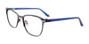 EasyClip EC732 Eyeglasses | Size 53 / Blue & Multicolor Stripes