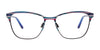 EasyClip EC732 Eyeglasses | Size 53 / Animal Patter & Soft Gold