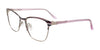 EasyClip EC732 Eyeglasses | Size 53 / Lilac & Multicolor Stripes