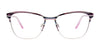 EasyClip EC732 Eyeglasses | Size 53 / Animal Patter & Soft Gold