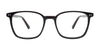 EasyClip EC733 Eyeglasses | Size 48 / Black & Red